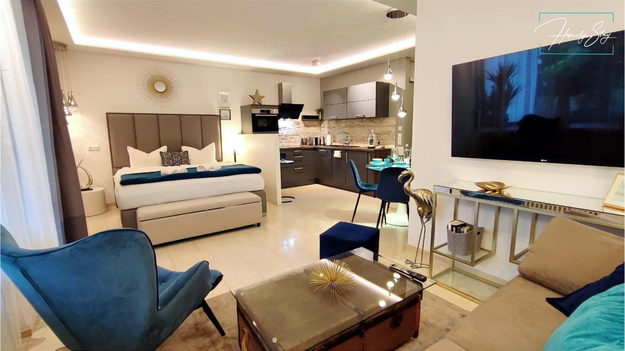 Homely P1 - Elegant Self-check-in Studio-apartment In With Kitchen And Washing Machine München